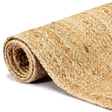 Vloerkleed Handgemaakt Jute Naturel