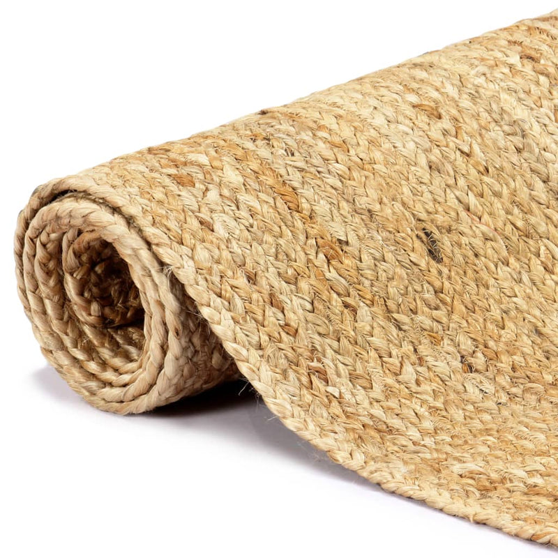 Vloerkleed Handgemaakt Jute Naturel