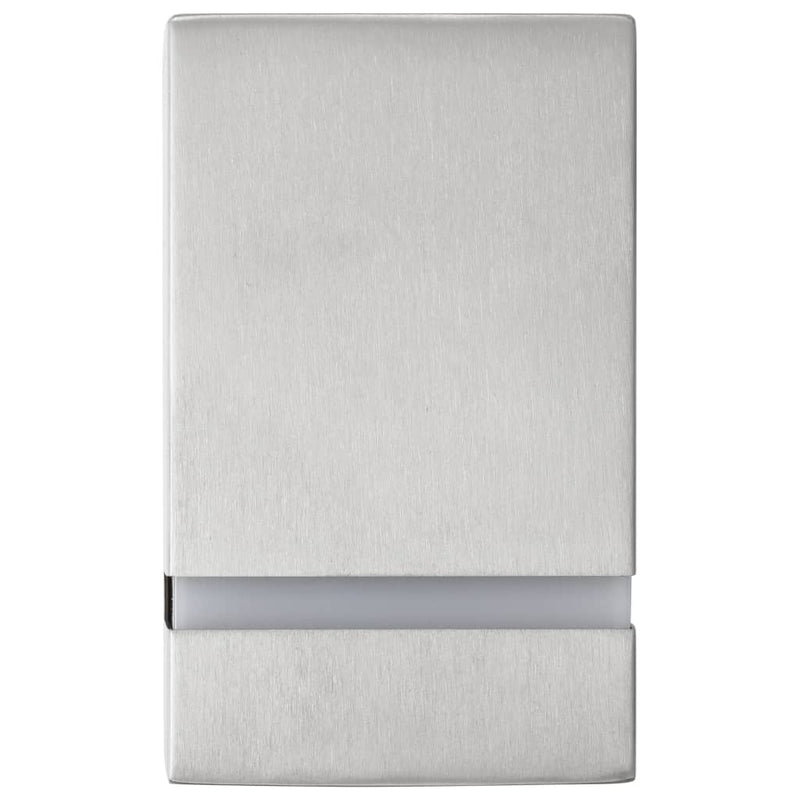 Buitenwandlampen 35 W Rechthoekig Kleurig Zilver