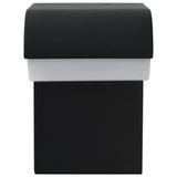 Led-Buitenwandlamp 9 W Ovaal Zwart Bladpatroon