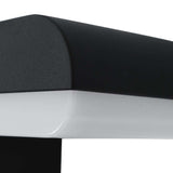 Led-Buitenwandlamp 9 W Ovaal Zwart Bladpatroon