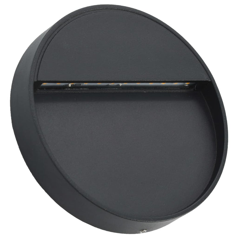 Led-Buitenwandlampen 3 W Zwart