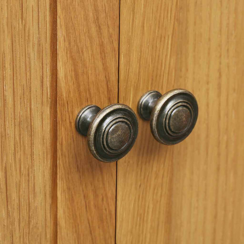 Schoenenkast 76X37X105 Cm Massief Eikenhout