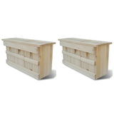 Mussenhuizen 44X15,5X21,5 Cm Hout