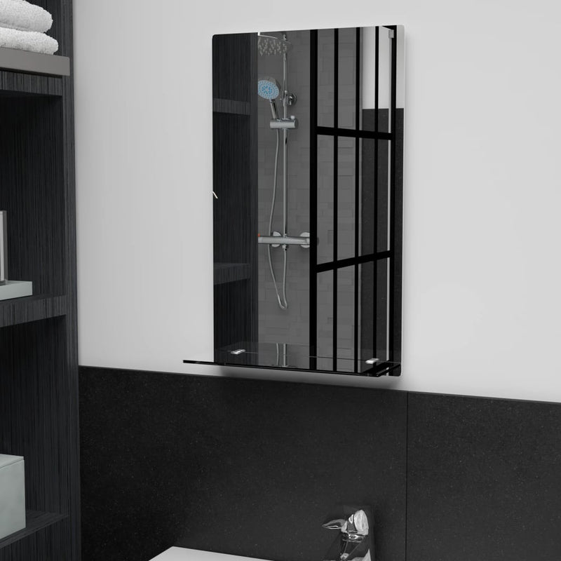 Wandspiegel Met Schap Gehard Glas