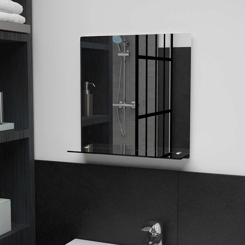 Wandspiegel Met Schap Gehard Glas
