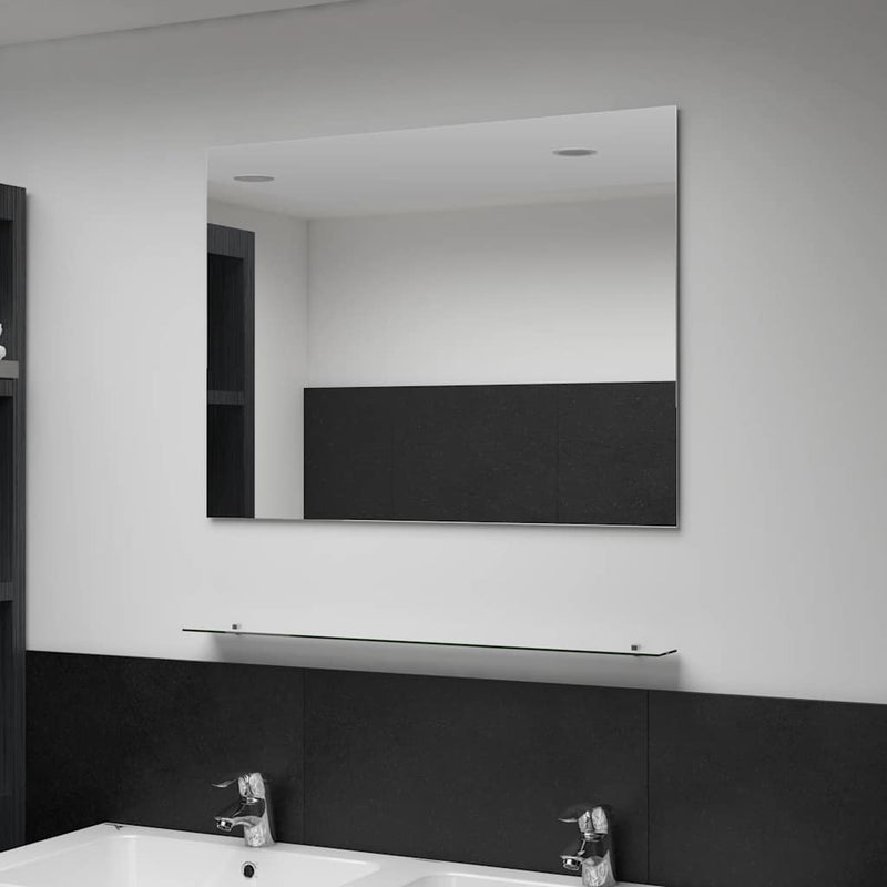 Wandspiegel Met Schap 50X60 Cm Gehard Glas