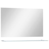 Wandspiegel Met Schap 100X60 Cm Gehard Glas