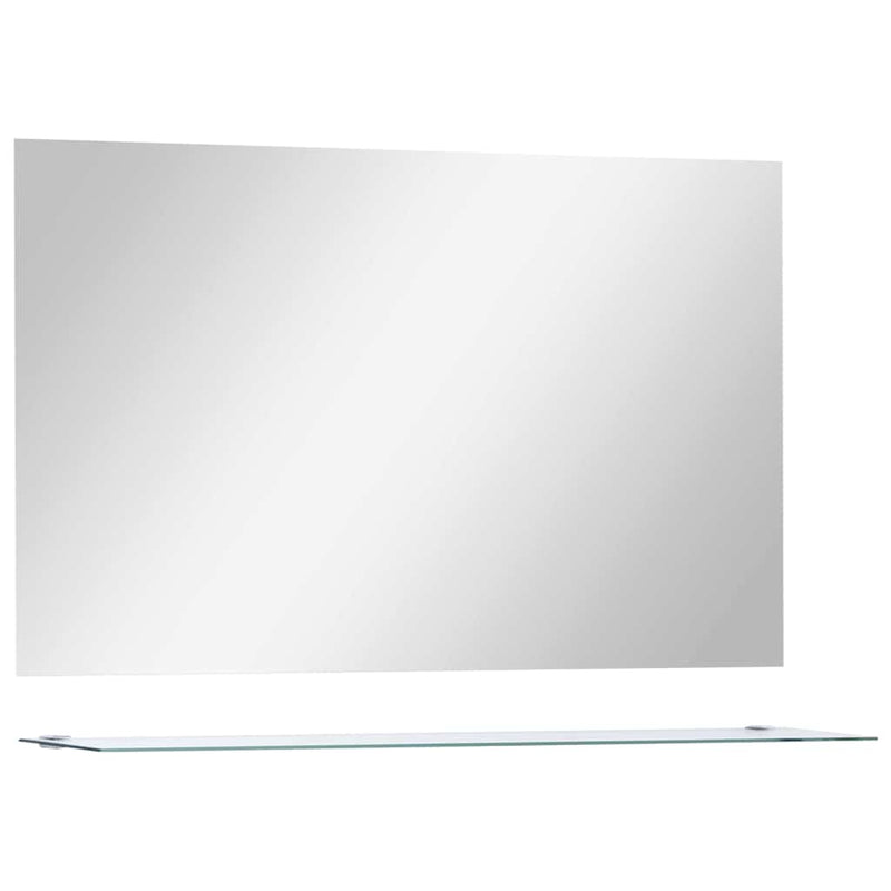 Wandspiegel Met Schap 100X60 Cm Gehard Glas