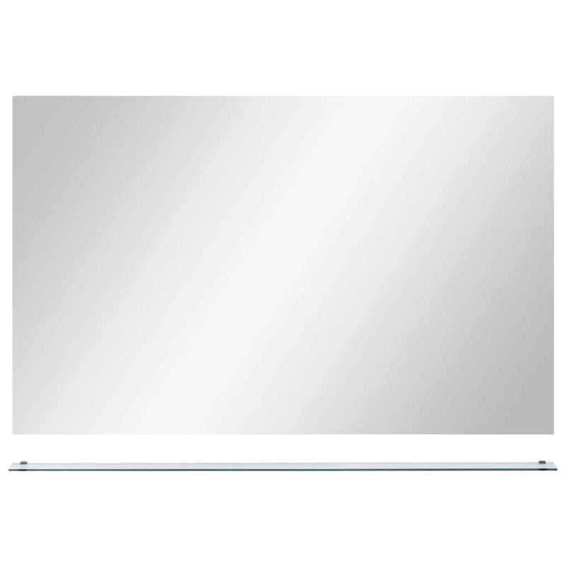 Wandspiegel Met Schap 100X60 Cm Gehard Glas