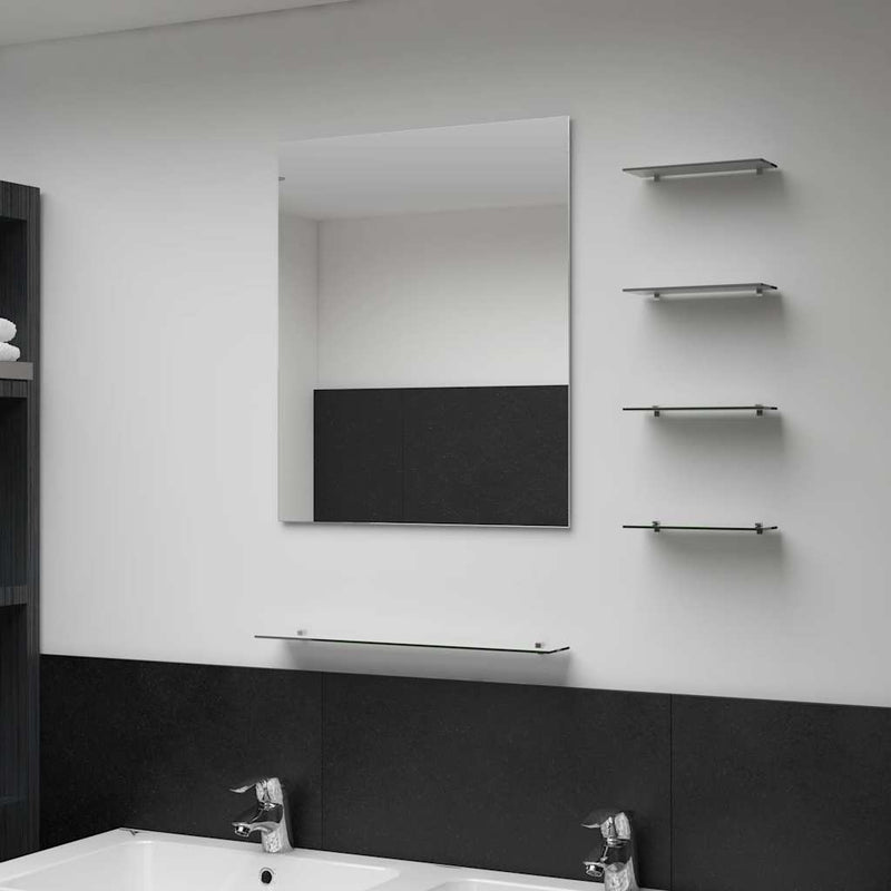 Wandspiegel Met Schap 50X60 Cm Gehard Glas