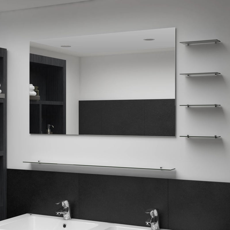 Wandspiegel Met Schap 50X60 Cm Gehard Glas