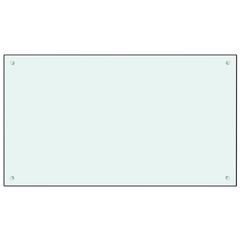 Spatscherm Keuken Gehard Glas Wit