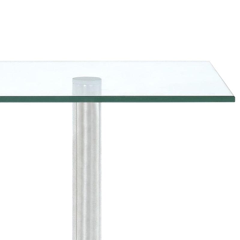 Hoekkastje Keuken 3-Laags Gehard Glas Matgrijs
