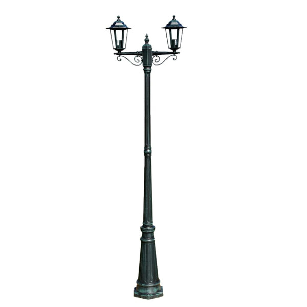 Tuinlantaarn Preston 2-Arms 215 Cm Donkergroen