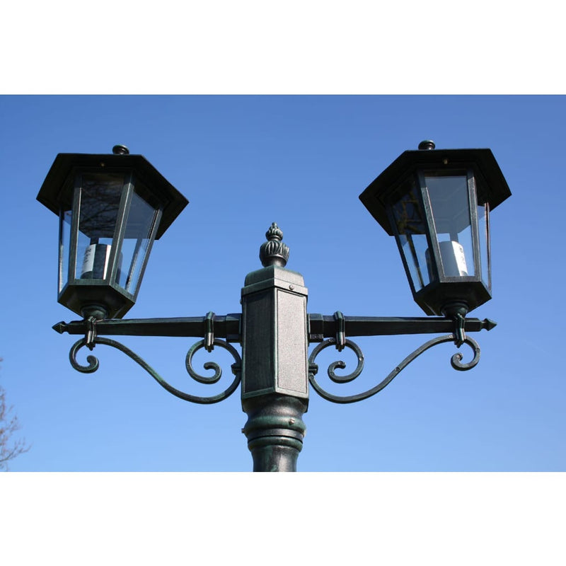 Tuinlantaarn Preston 2-Arms 215 Cm Donkergroen