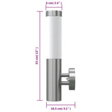 Wandlamp Voor Binnen En Buiten Waterdicht Rvs
