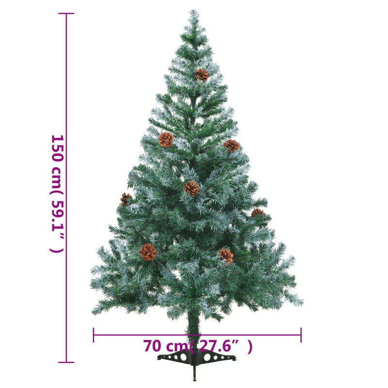 Kunstkerstboom Met Dennenappels 150 Cm