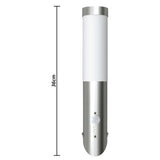 Buitenlamp Rvs Enego Met Sensor (2 Stuks)