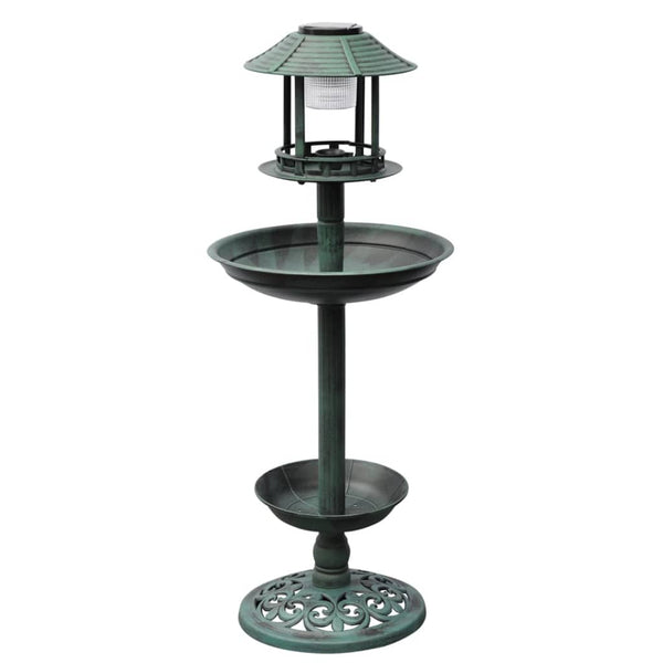 Vogelbad/Voederhuisje Met Solarverlichting