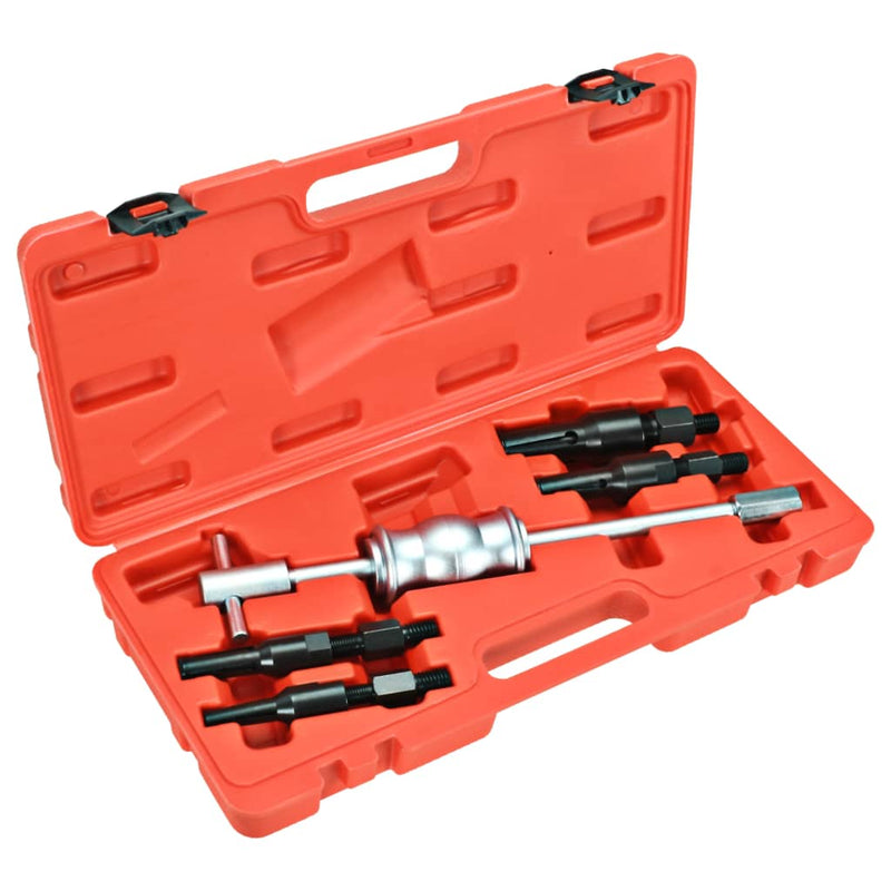 Binnen Lager Trekker Set 5-Delig Zwart En Rood