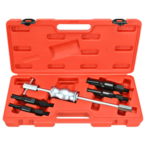 Binnen Lager Trekker Set 5-Delig Zwart En Rood