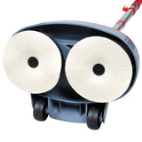 5-In-1 Tweekoppige Vloerschrobber & Polijstmachine