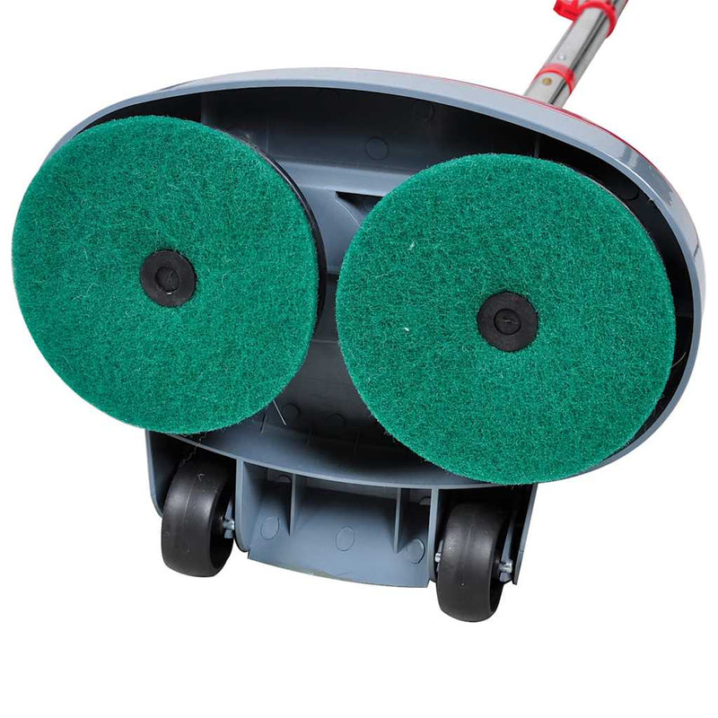 5-In-1 Tweekoppige Vloerschrobber & Polijstmachine