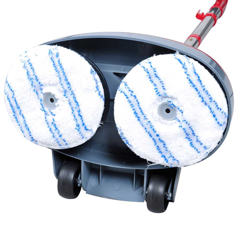 5-In-1 Tweekoppige Vloerschrobber & Polijstmachine