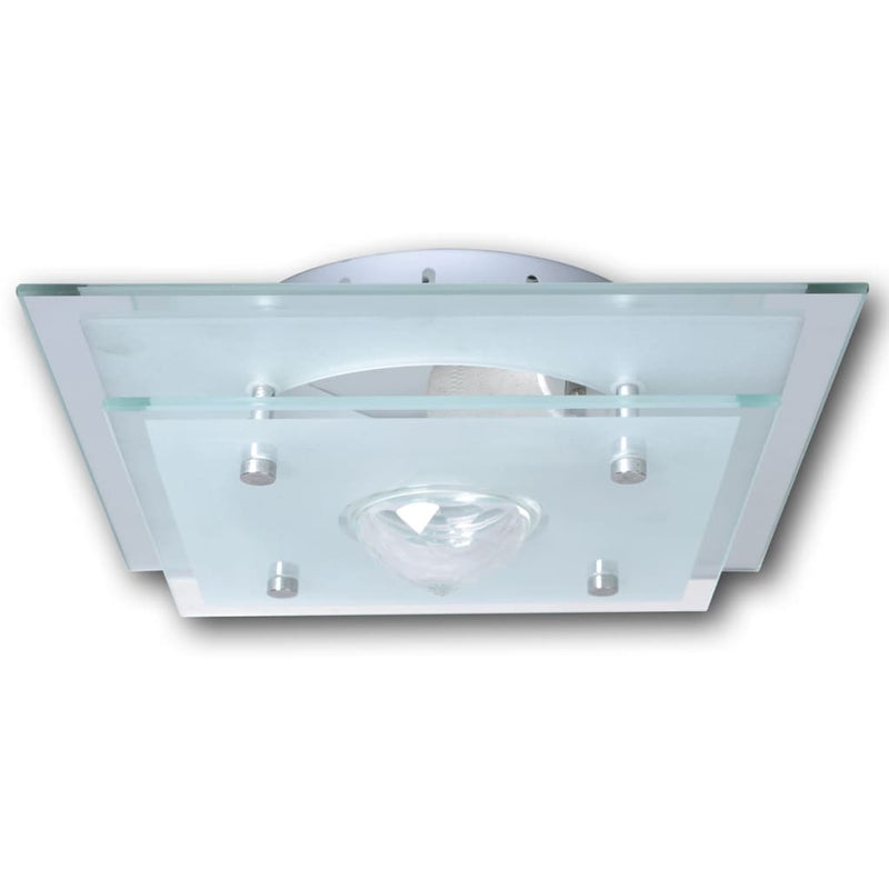 Plafondlamp Glas 1Xe27 Kristal