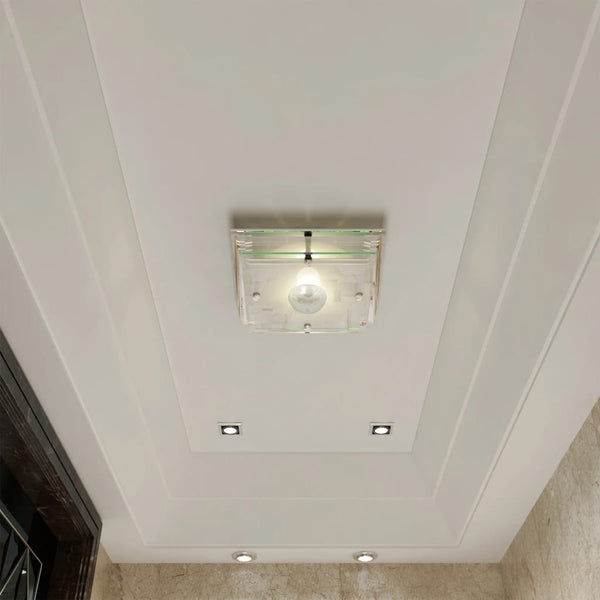 Plafondlamp Glas 1Xe27 Kristal