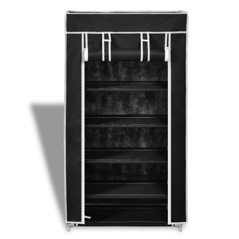 Schoenenkast Met Hoes 58X28X106 Stof