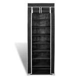 Schoenenkast Met Hoes 57X29X162 Stof