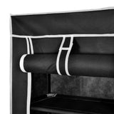 Schoenenkast Met Hoes 57X29X162 Stof