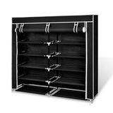 Schoenenkast Met Hoes 115X28X110 Stof
