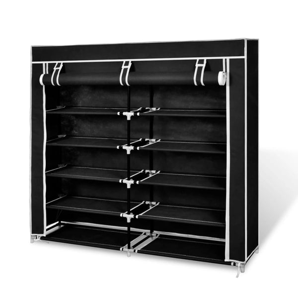 Schoenenkast Met Hoes 115X28X110 Stof