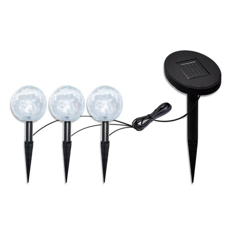 Solarbollampen Led Met Grondankers En Zonnepaneel
