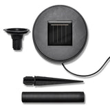 Solarbollampen Led Met Grondankers En Zonnepaneel
