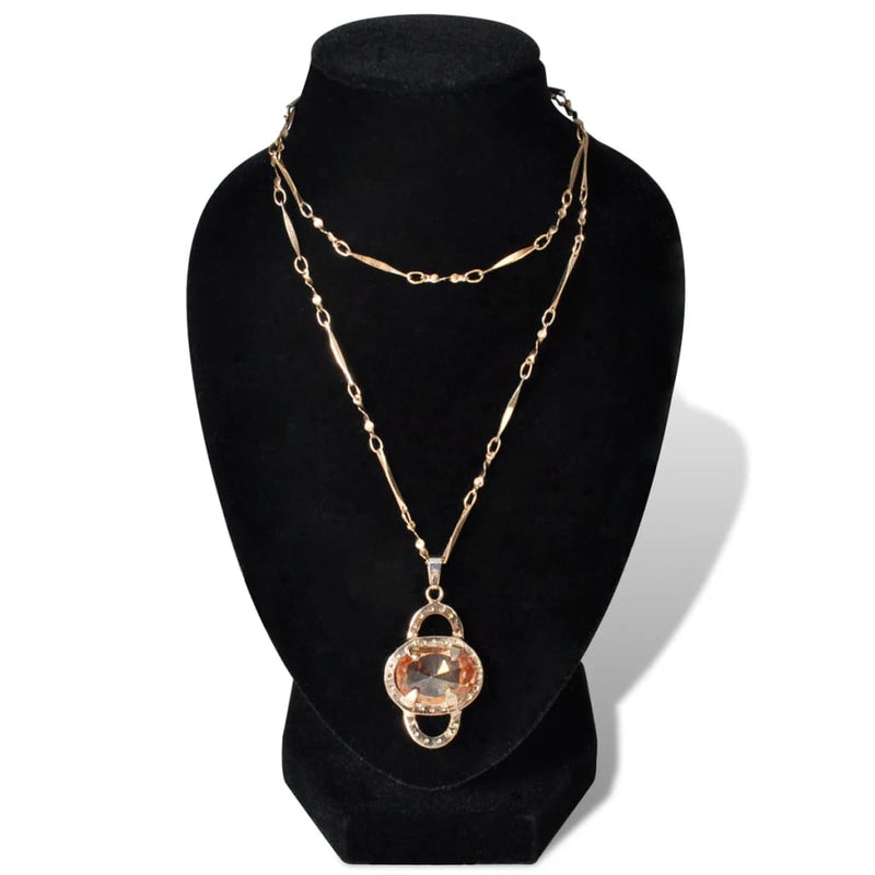 Sieradenhouder Voor Ketting 9X8,5X15 Cm Zwart 4 St