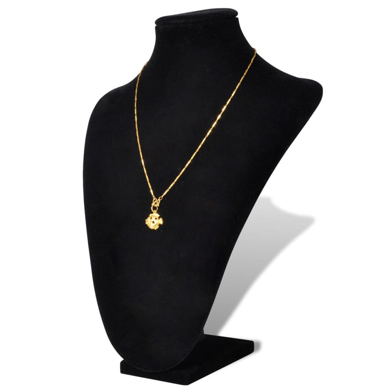Sieradenhouder Voor Ketting 23X11,5X30 Cm Zwart 2 St