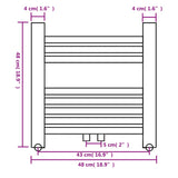 Radiator / Handdoekenrek Recht
