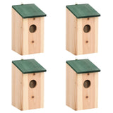Vogelhuisjes 12X12X22 Cm Massief Vurenhout