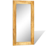 Wandspiegel In Massief Houten Frame 120X60 Cm