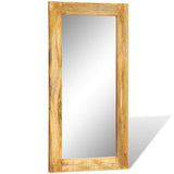Wandspiegel In Massief Houten Frame 120X60 Cm