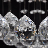Plafondlamp Met Glinsterende Glas Kristallen Kralen 8Xg9 29 Cm Zwart