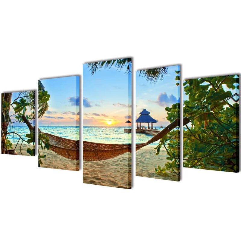 Canvas Muurdruk Set Monochroom New York Skyline