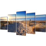 Canvas Muurdruk Set Monochroom New York Skyline
