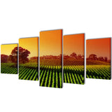 Canvas Muurdruk Set Monochroom New York Skyline