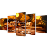 Canvas Muurdruk Set Monochroom New York Skyline