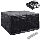 Tuinmeubelhoezen Poly Rattan 4-Persoons 113X113 Cm